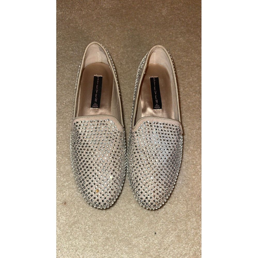 *Steven by Steve Madden Sz 7 M Madee-R Slip-On Loafers  Leather Suede Taupe